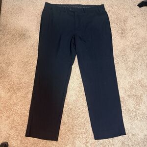 Lauren Ralph Lauren Pants Mens 40 X Black Wool Blend Corporate Career Office